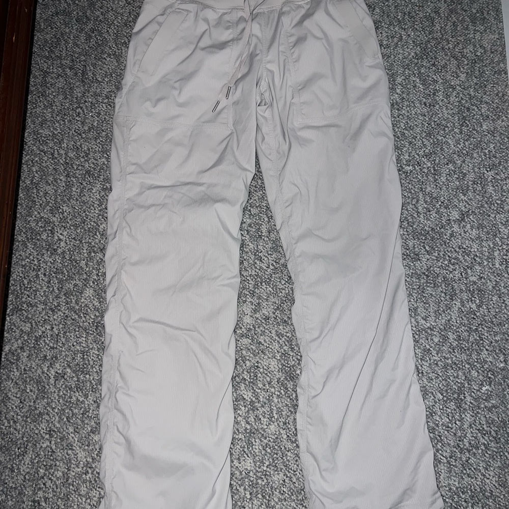 Lulu Lemon Dance Studio Mid-rise Lined Pant Light Grey
